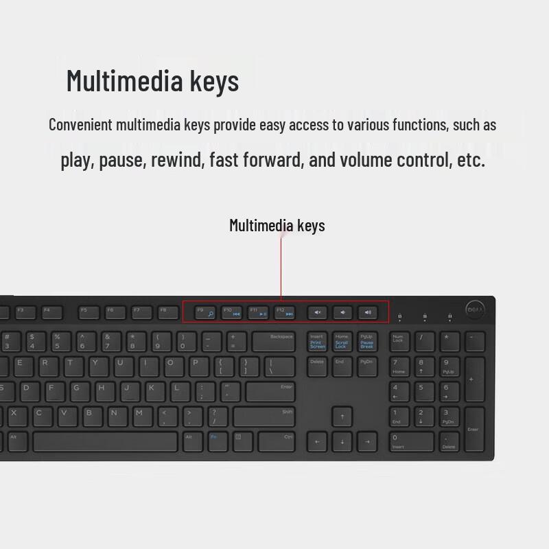 Dell KB216 Wired Multimedia Keyboard