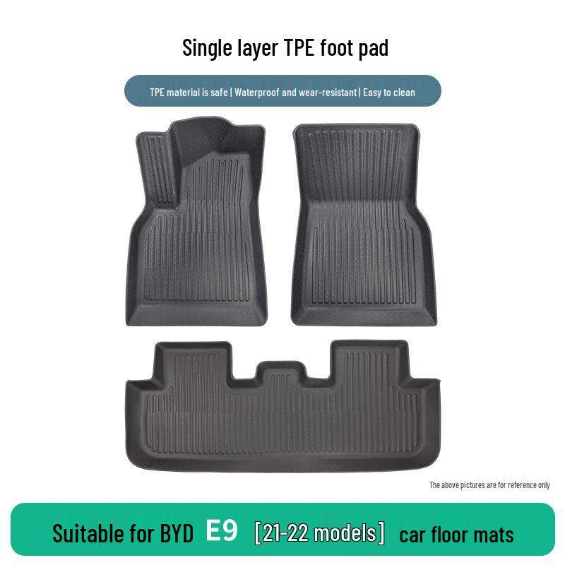 TPE Durable, Easy-Clean Floor Mats Set for BYD E921-22