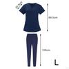 Elastic Waist Scrub Set for and Jogging, Featuring Soft Breathable Design Medical