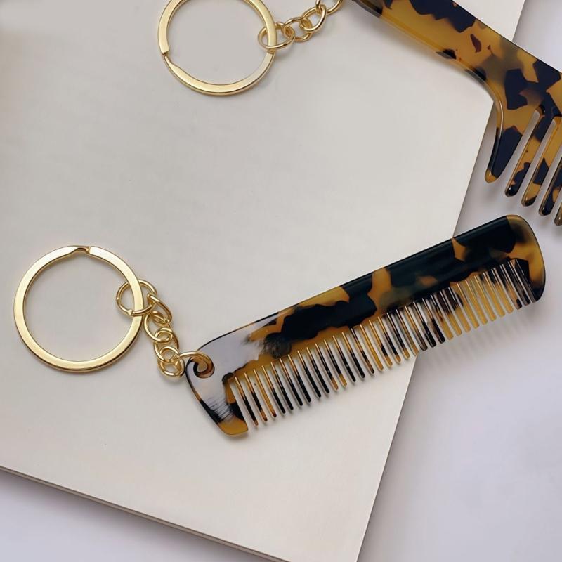 Hair Comb Keychain Bag Charms for Women Purse Handbag Backpack Bag Pendant Charms Car Keyring Aesthetic Keychain Charms