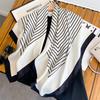 Popular 91 Silk Twill Silk Scarf Women's Spring Classic Fashion Light Luxury Mulberry Silk Scarf Simple Temperament Silk Scarf