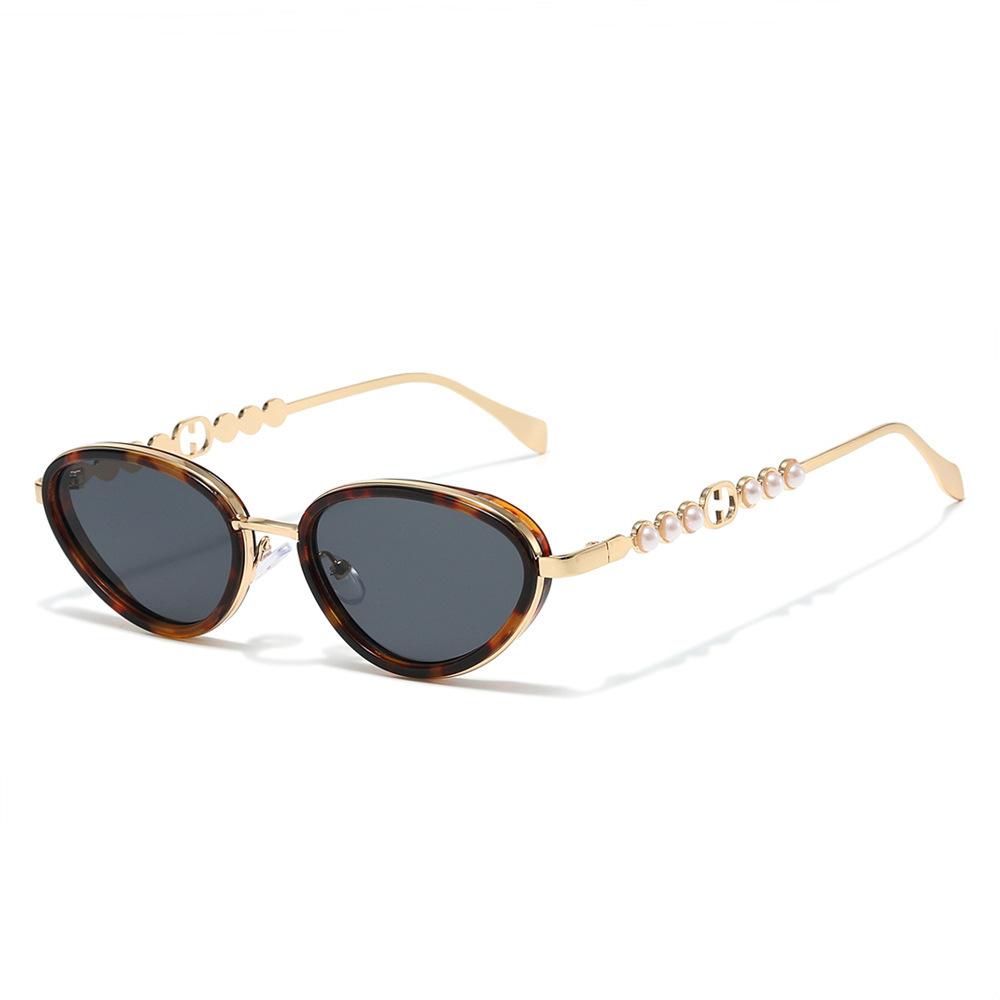 New personalized cat's eye fashion sunglasses, European and American ins trend street photography, sunscreen sunglasses for women
