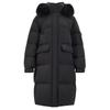 2024 Women's Long Hooded Down Jacket with Faux Fur Collar