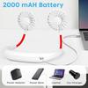 Mini Portable Neck Fan, Hands-free, USB Rechargeable, 3 Adjustable Speeds, 360-degree Free Rotation, Ha417