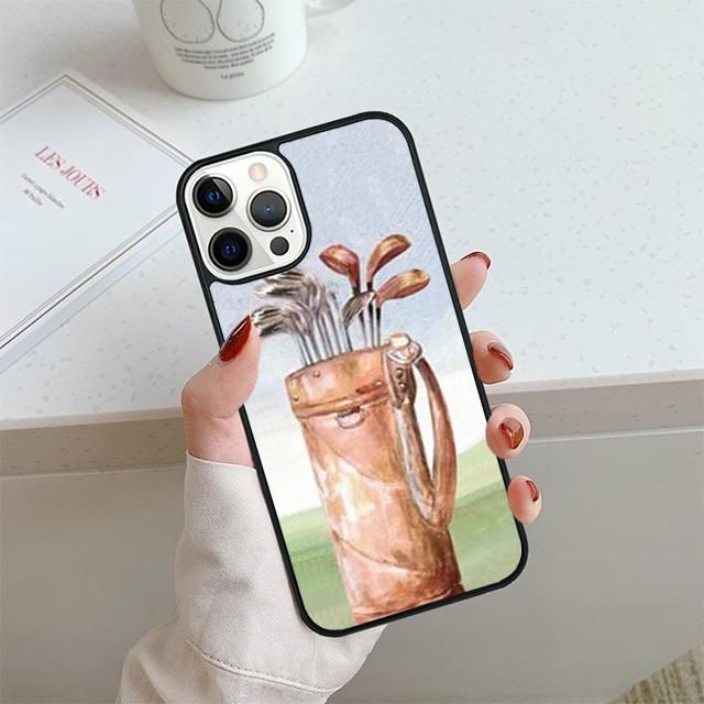 Sport Golf Ball Course Field Phone Case For iPhone 17 Air 14 15 16 13 12 Cover For Apple Pro Max Plus Coque