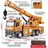 1/50 Crane Toy Metal DieCast Crane Model,Construction Truck Toys with Simulated Sounds and Lights,Suitable for Ages 3 and Up Toy Crane for Boys