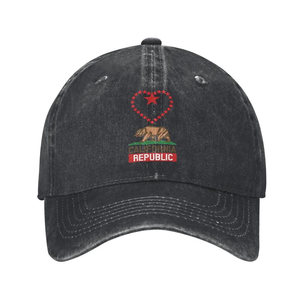 Republic California Merch Czapka z daszkiem Męska Damska Codzienna Czapki Czapka Regulowana Czapka Truckerka