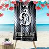Name Custom FC Dynamo Moscow Print Beach Towel, Large Soft Quick Dry Towel for Beach Camping Swimming