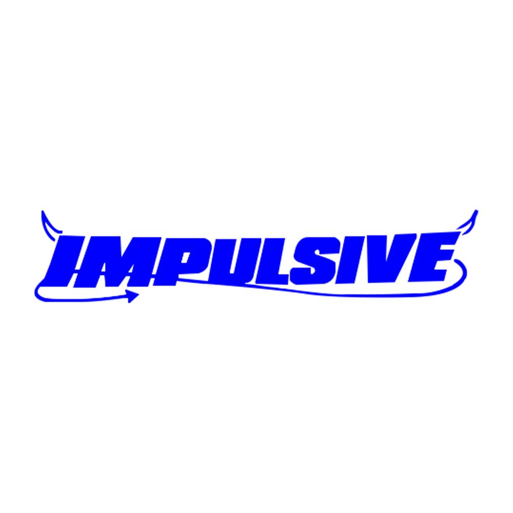 Impulsive Text JDM Decal Holographic Die Cut Vinyl PVC Windshield Sticker Waterproof Auto Rear Window Stickers Decor Accessories