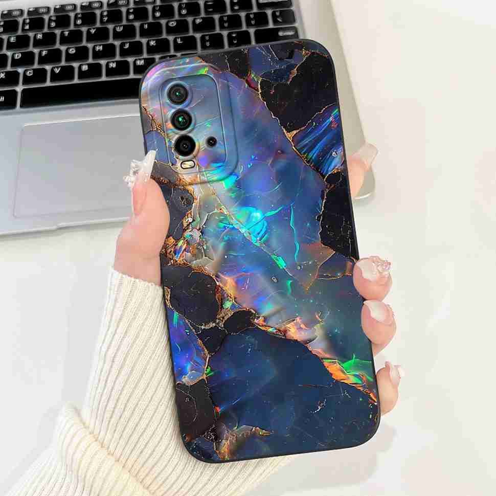 For Xiaomi Redmi 9T 6.53" Case Cute Colorful Butterfly Love Soft Silicone TPU Cover For Redmi 9T Redmi 9 Power Phone Shell Bags