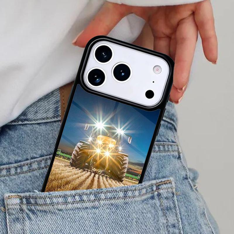 

Red Tractors Car Phone Case for iPhone 17ProMax 12 13 14 15 16e 17 Pro Max Plus Air Cover iPhone 15 Pro Max