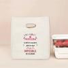 Spanish Printed Portable Lunch Bags Thermal Insulated Bag Teacher Life Picnic Foods Cooler Storage Pouch Thanks Gift for Teacher