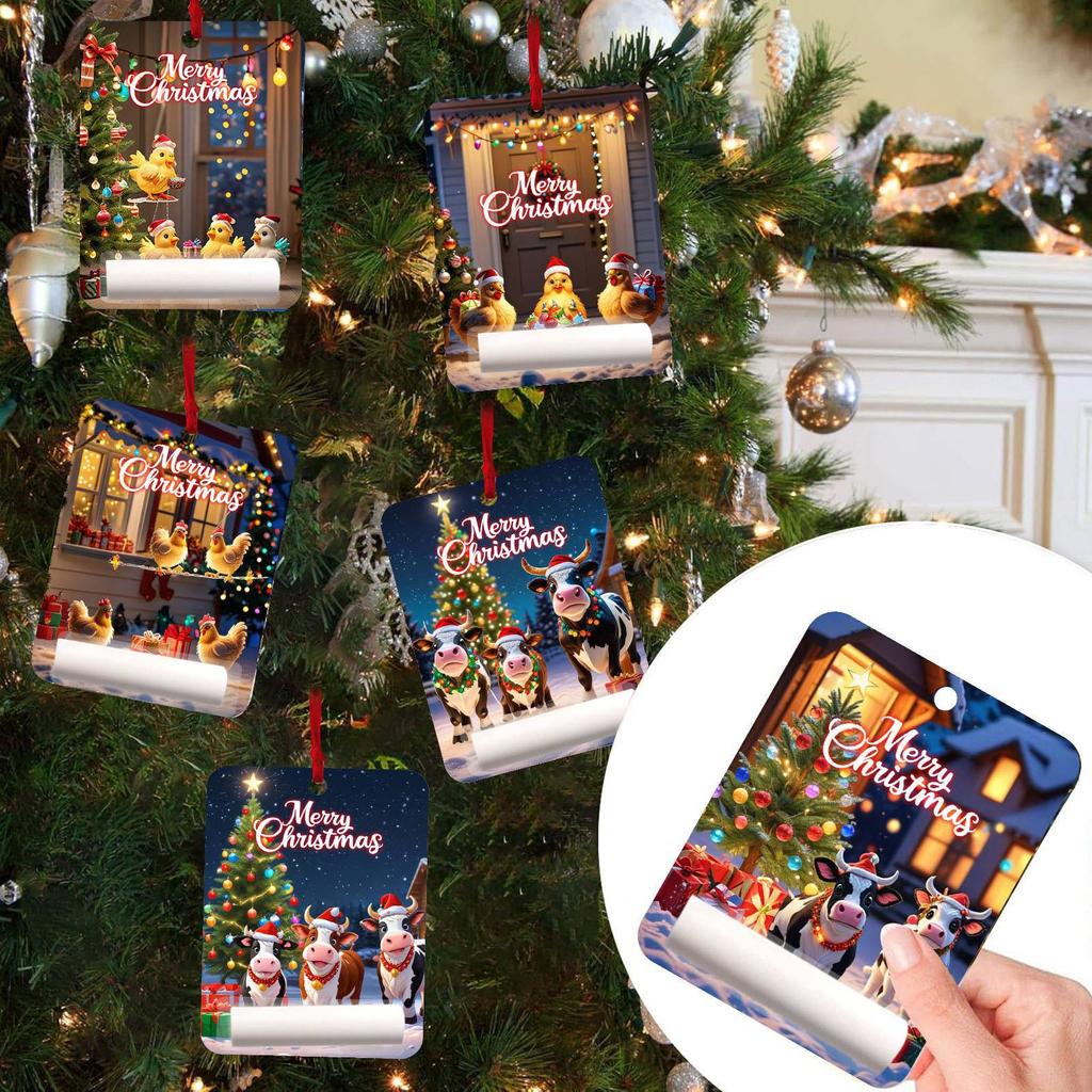 Ciondolo Portafoglio Albero di Natale Ciondolo Albero di Natale Ciondolo Sorpresa Palla Set Decorazioni per Feste