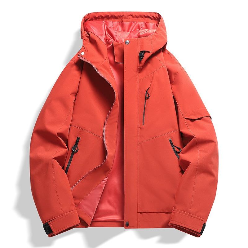 New single-layer jacket men's outdoor windproof and waterproof women's light jacket jacket lightweight couple trendy mountaineering suit