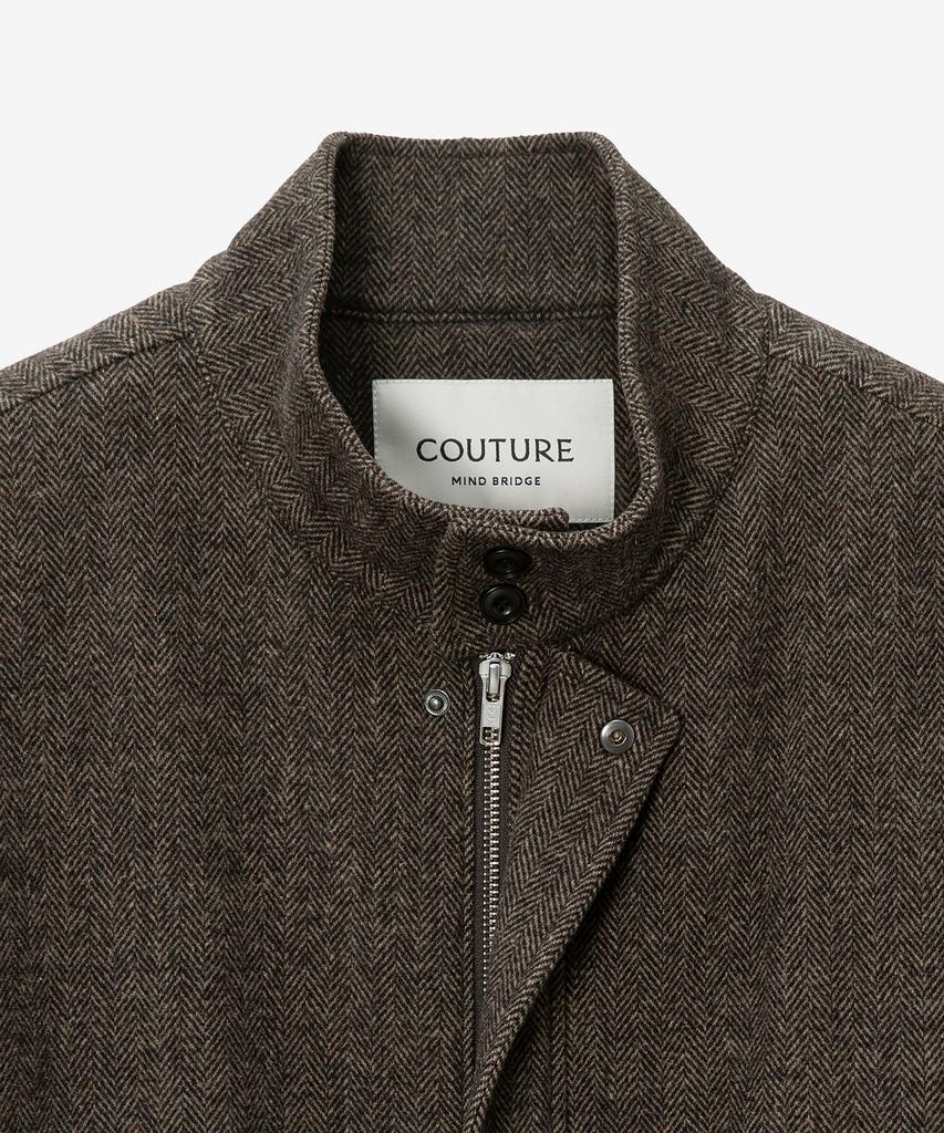 Mindbridge [Couture] Do Good_Wool Horn Harrington Padded Jumper