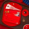 Chinese Style Brocade Red Envelope Traditional HongBao Wedding Money Envelope Blessing Bronzing New Year Money Bag
