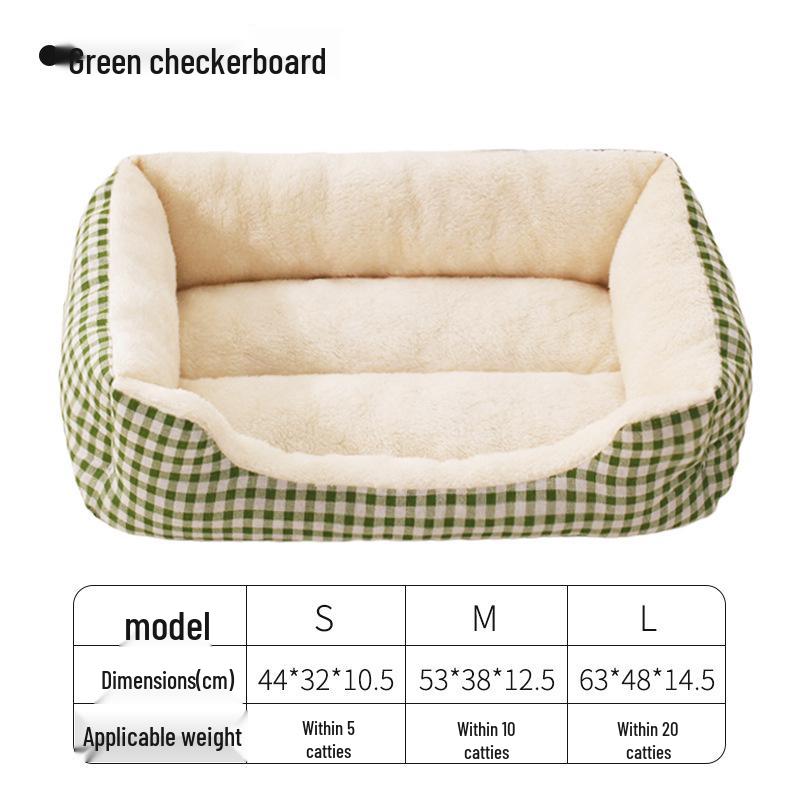 Ganzjahres-Warmes Hundebett für Kleine & Mittelgroße Hunde - Haustierkennel & Schlafplatz