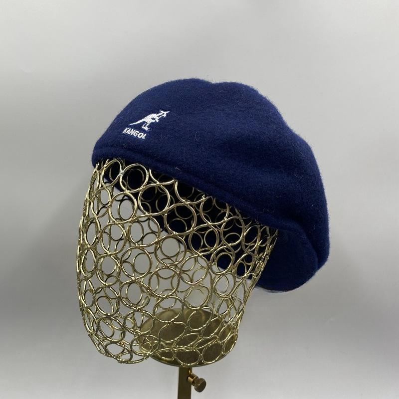 7Colors Forward Hat Imitation Wool Kangaroo Beret Embroidered Beret Cap