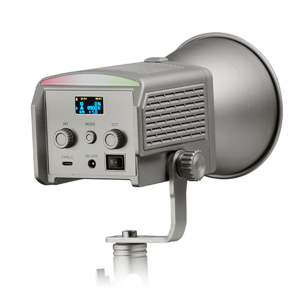 NiceFoto AR-600C Portable RGB Video Light 50W Photography LED Fill Light 2700K-6500K COB Studio