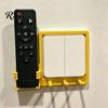 Elegant Wall Mounts Switch Decor Hook, Mounted Space Saving Design, Remote Control Decorative Entryway Hooks Storage Box, Key Holder for Living