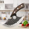 Kitchen Knife Stainless Steel Forged Meat Cleaver Hammer Pattern Slicing Knife Professional Chef Knife Kitchen Cutting Meat