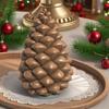 Christmas Tree Pinecone Silicone Candle Mold Heat Resistant Baking Mould For Making Candle Soap Holiday Decoration