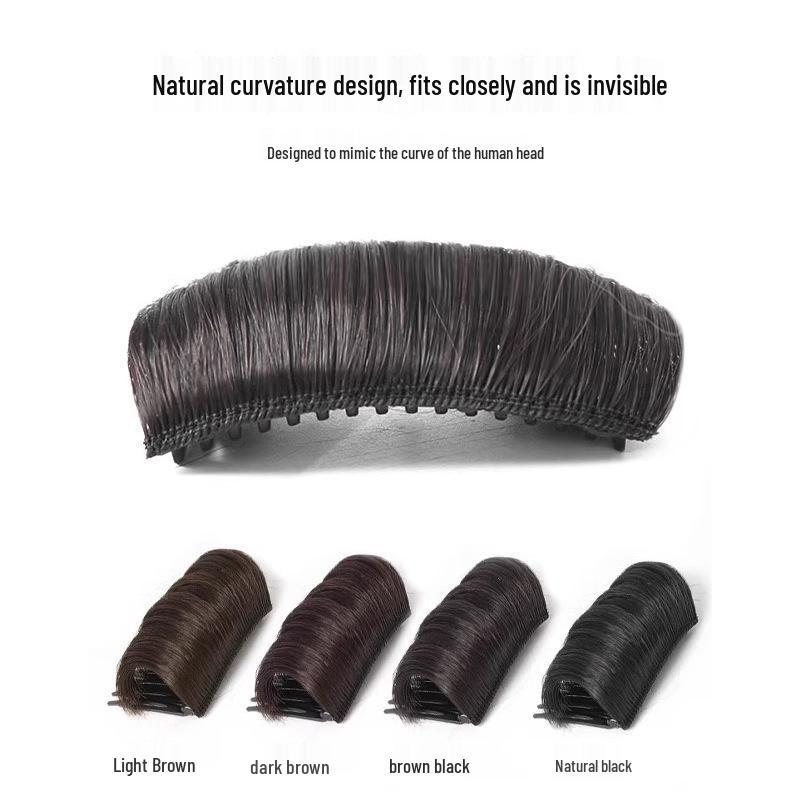 Women's Hair Volumizing Root Padding Comb & Clip - Invisible Heightening Tool for Fluffy Top Hair Styling