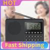 FM/AM/SW Radio Receiver Dual Antenna Full Band Radio Receiver Speaker LED Digital Display 2.1 Channel Support USB Stick/TF Card