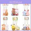 Cute Panda Penguin Dog Cartoon Animal Magnetic Plush Pendant For Girls And Collectors