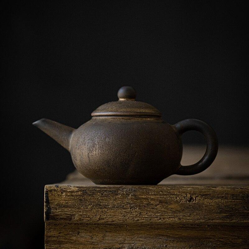 135ml Japanese Style Ceramic Teapot Vintage Gilt Gongfu Tea Set