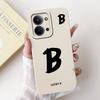 For Xiaomi Poco C85 4G Lucky Initial Letter Phone Case For Poco C85 C 85 4G Soft Silicone Shockproof Cases Bumpers