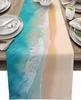 Ocean Beach Linen Table Runners Dresser Scarf Table Decor Seasonal Kitchen Dining Table Decor  Home Holiday Wedding Party Decor