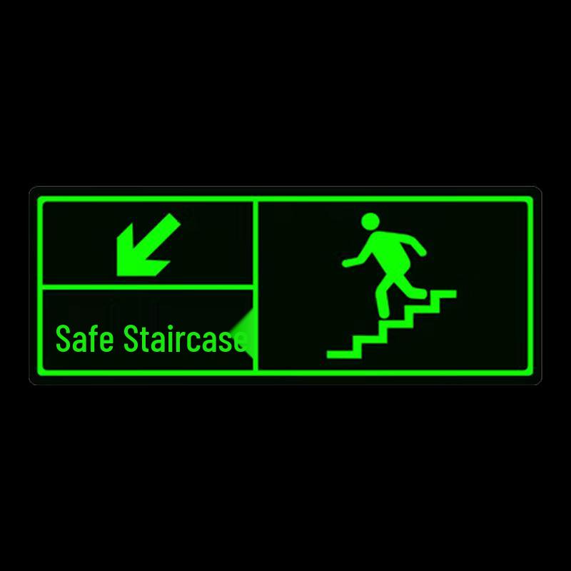 AnTuobu Luminous Safety Exit Sign Decal