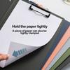A4 Document Folder Office Stationery Student Test Paper Organizer Lecture Notes Clip File Folder Speech Script Storage