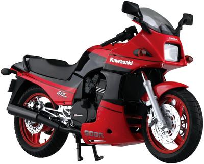 Aoshima Bunka Kyozaisha The Bike Series Kawasaki ZX900A GPZ900R Ninja 1990 Plastikmodell mit Sonderteilen 1/12 Nr.49