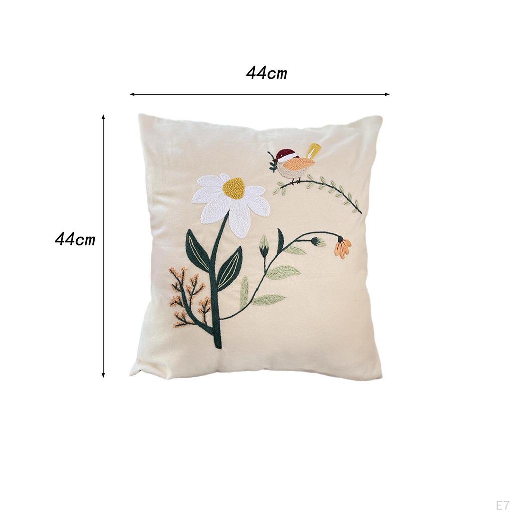 Cross Stitch Pillow Kits for Bedroom Decor DIY Sewing Supplies Unfinished Gift Option Adults