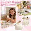 Cute Easter Bunny Creative Resin Craft Desktop Decoration