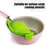 Clip-On Silicone Strainer for Pots And Pans Food Pasta Vegetable Drainer Heat-Resistant Dishwasher Safe Kitchen Colander