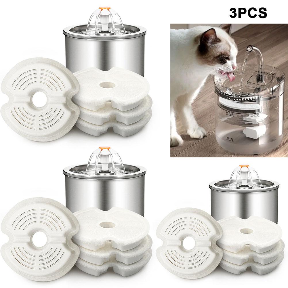 Katzenwasserfilter Haustier Hund Trinkbrunnen Kohle-Ersatzfilter Katze Hund Trinkbrunnen Filter Aktivkohle Ersatzfilter