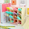 Transparent Frosted Pen Holder: Slanted Storage Box for Makeup Brushes and Lipsticks, Multi-Functional Stationery Organizer