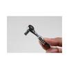 SIGNET Ultra Short Mini Ratchet Set 52 Gears 52mm Length Includes 8 Bits Red 22090