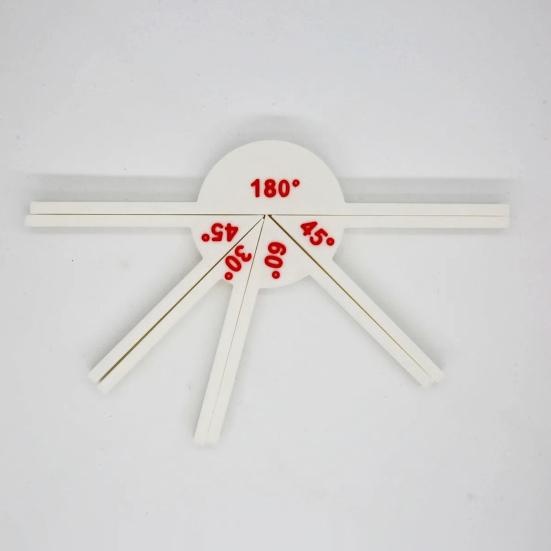 2/5Pcs Geometric Ornaments Teaching Auxiliary Props 30-45-60-180 Degrees Improve Skills Science Education Cognition Teaching Model