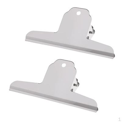 Large Binder Paper Clips/Metal Hinge Clip File Clamps Silver for Crafts, Food Bags, Drawings, Files,