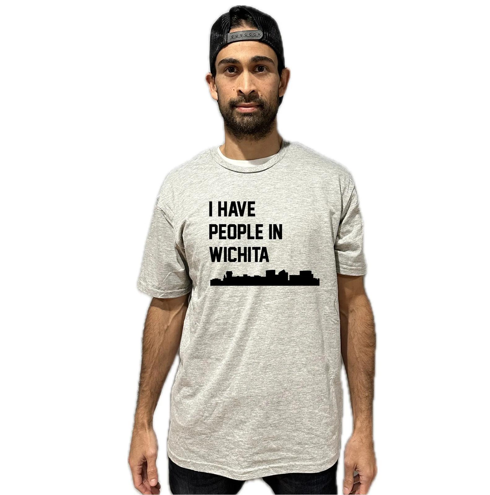 I Have People In Wichita Kansas Skyline T-Shirt M