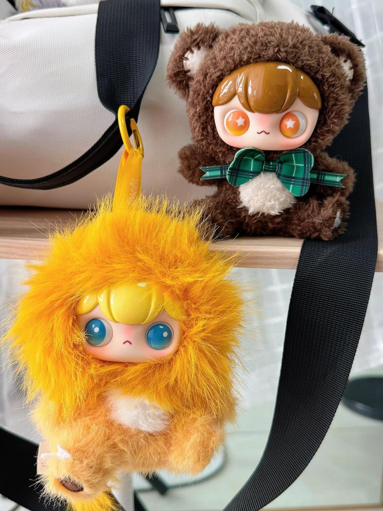 Toyraku Jukoku KOKKA Not One Animal Club Series Plush Toys, Blind Box, Moving Eyes, Fluffy Long & Short Hair, Unique Accessories, Approximately 13cm