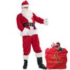 Unisex-Adults Merry Christmas Santa Sack Costume Velour Santa Bag