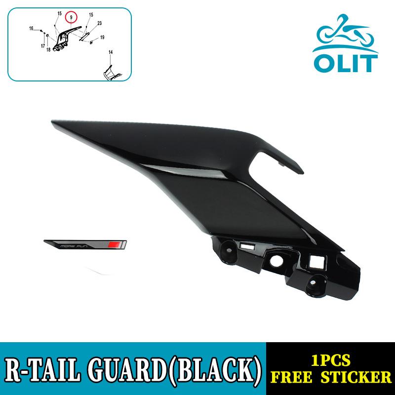 For CFMOTO 250SR-FUN Tail Guard Rear Tail Cover CF250 SR250 250SR CF250-6 Rear Guard Trim plate Motorcycle Original Parts