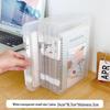 A4 Transparent Double Buckle Storage Box - Waterproof & Dustproof for Documents and Certificates