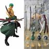 One Piece Zoro Action Figure Model Toys Kit With Multiple Swords Accessories Movable Joints Anime Collectible Ornament Gifts