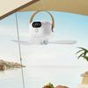 USB Charging Cooler Remote Controlled Ceiling Fan with 3 Gears Adjustable & Light for Bedroom Festival Camping Outdoor